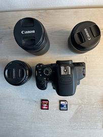 Canon 700D + Obiettivi + Zaino