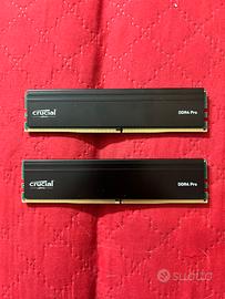 RAM DDR4 32GB Kit (2x16GB) Crucial Pro 3200MHz