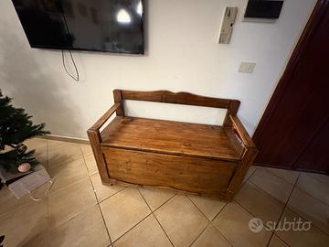 Cassa panche in legno