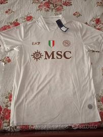 NAPOLI SECONDA MAGLIA BIANCA  TAGLIA L
