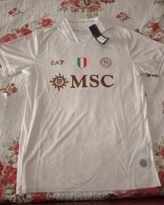 NAPOLI SECONDA MAGLIA BIANCA  TAGLIA L