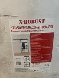 Porta scorrevole esterna + kit binario
