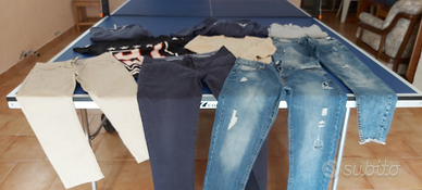 Jeans felpe e magliette taglia 11/12 anni