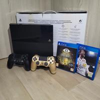 Playstation 4 console + 2 joystick e giochi 