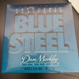 3 SET di corde per chitarra elettrica Blue Steel.
