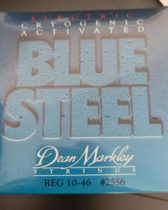 3 SET di corde per chitarra elettrica Blue Steel.