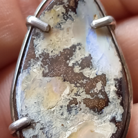 Ciondolo collana opale australiano boulder