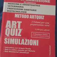 Libro quiz test di ammissione  area medica 
