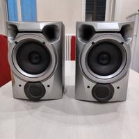 Coppia di casse con cavi bipolari 