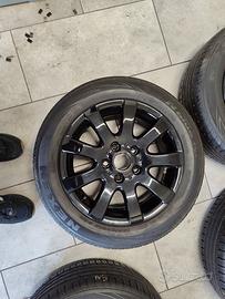 Cerchi in lega VW 15" originali 5x112 -Nero lucido