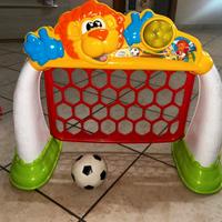 Porta da calcio interattiva