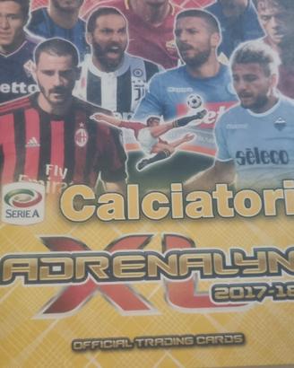 lotto calciatori Adrenalyn 2017-2018 