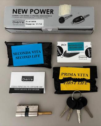 Cilindro europeo Dierre New Power a doppia vita