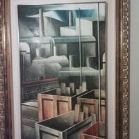 Marcello Scuffi olio su tela 