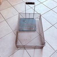 Cesto per friggitrice industriale 54,5x36,5 cm