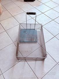 Cesto per friggitrice industriale 54,5x36,5 cm