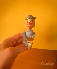 Tappo con ometto intagliato in legno