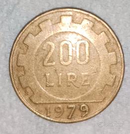 moneta rara 200 lire del 1979