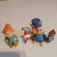 Personaggi Nano e Maialino da collezione