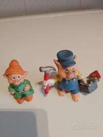 Personaggi Nano e Maialino da collezione