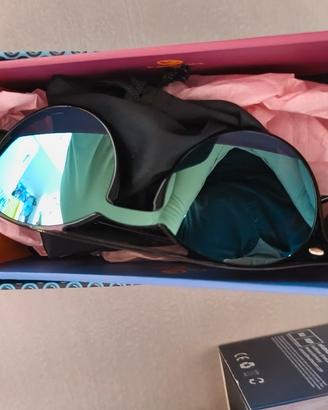 Occhiali Datch a specchio verde completi