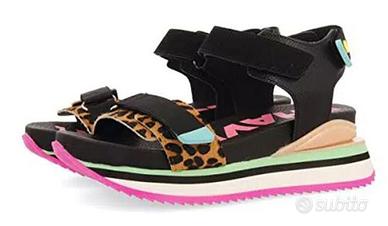 Sandali Animalier Gioseppo Baldin Negro n. 35