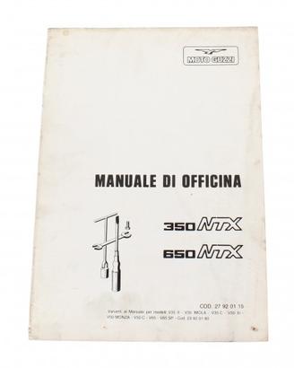 Variante manuale officina Moto Guzzi NTX 350 650