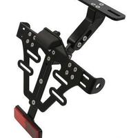 Supporto portatarga regolabile universale led myra