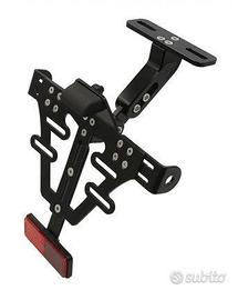 Supporto portatarga regolabile universale led myra