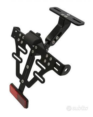 Supporto portatarga regolabile universale led myra