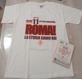 T shirt celebrativa As Roma + DVD