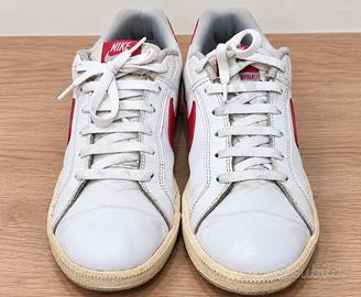 Nike Court Royal bianche e rosse taglia 43 