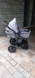 Passeggino Moov Kinderkraft grigio chiaro
