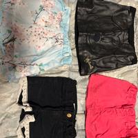 Ginne pantaloncini bambina