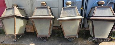 Lanterna stradale/giardino ottone