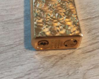 elegante accendino Maruman placcato in oro 