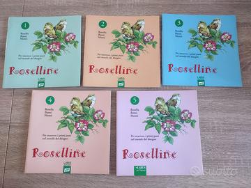 Roselline Larus libri disegno Rosella Manzi Monti