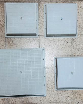 4 chiusini/ botole / coperchio NUOVI