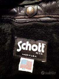 Schott aviatore Nero fine anni '90, Come nuovo. 