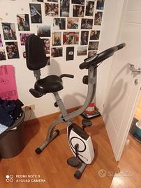 cyclette con schienale 