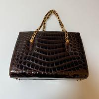 Borsa lusso coccodrillo vintage