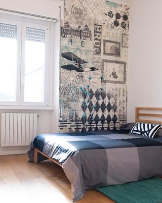 Stanza matrimoniale e balcone privato MetroC MIRTI