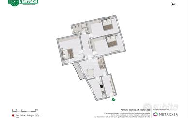 Appartamento a Bologna Via San Felice 5 locali