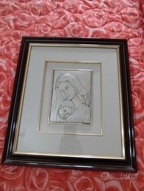 Quadro con l'immagine dellaMadonna con Bambino