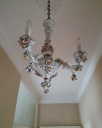 Lampadario di ceramica