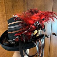 Cappello a cilindro Steampunk - FATTO A MANO