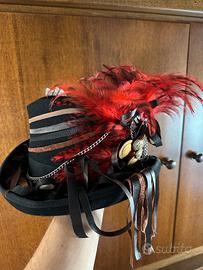 Cappello a cilindro Steampunk - FATTO A MANO