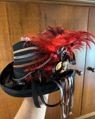 Cappello a cilindro Steampunk - FATTO A MANO