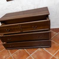 camera da letto in legno massello