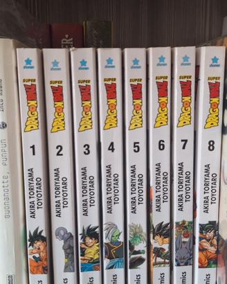 Manga Dragon Ball Super 1-8 in italiano